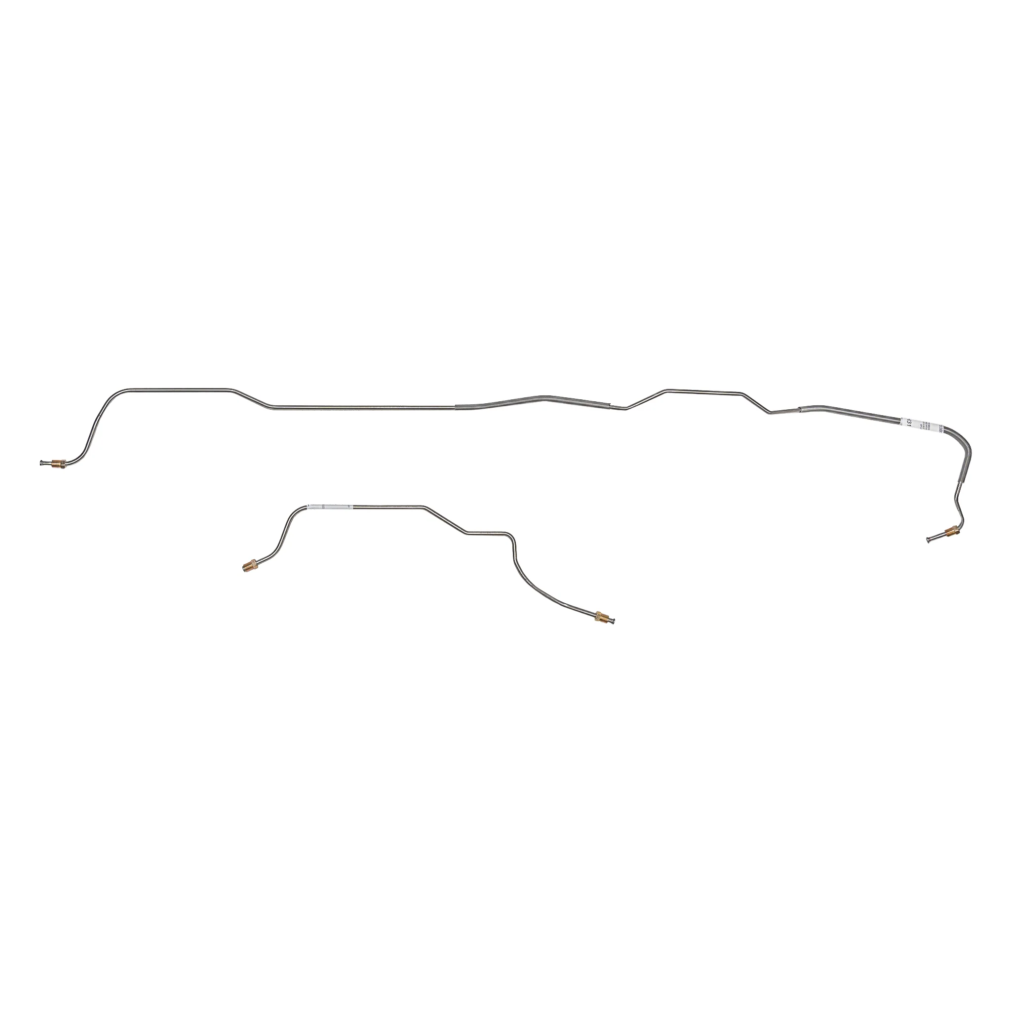 ZRA6703- 67 Ford Mustang, w/ 9 Rear Axle, Rear Brake Lines, 2pc Set