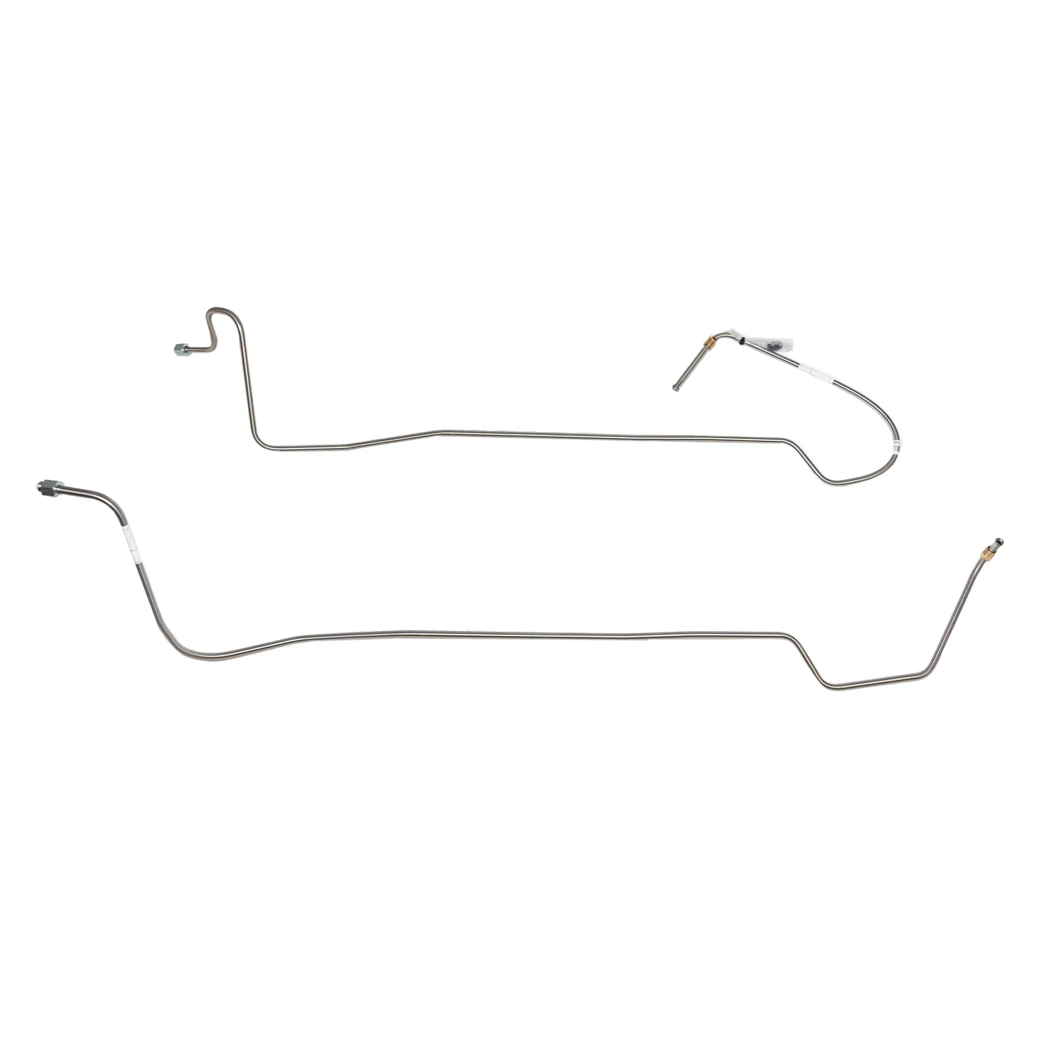 ZTC6702SS- 67-70' Ford Mustang & Mercury Cougar, 8cyl C4 Transmission Cooler Line, 2pc Set; Stainless