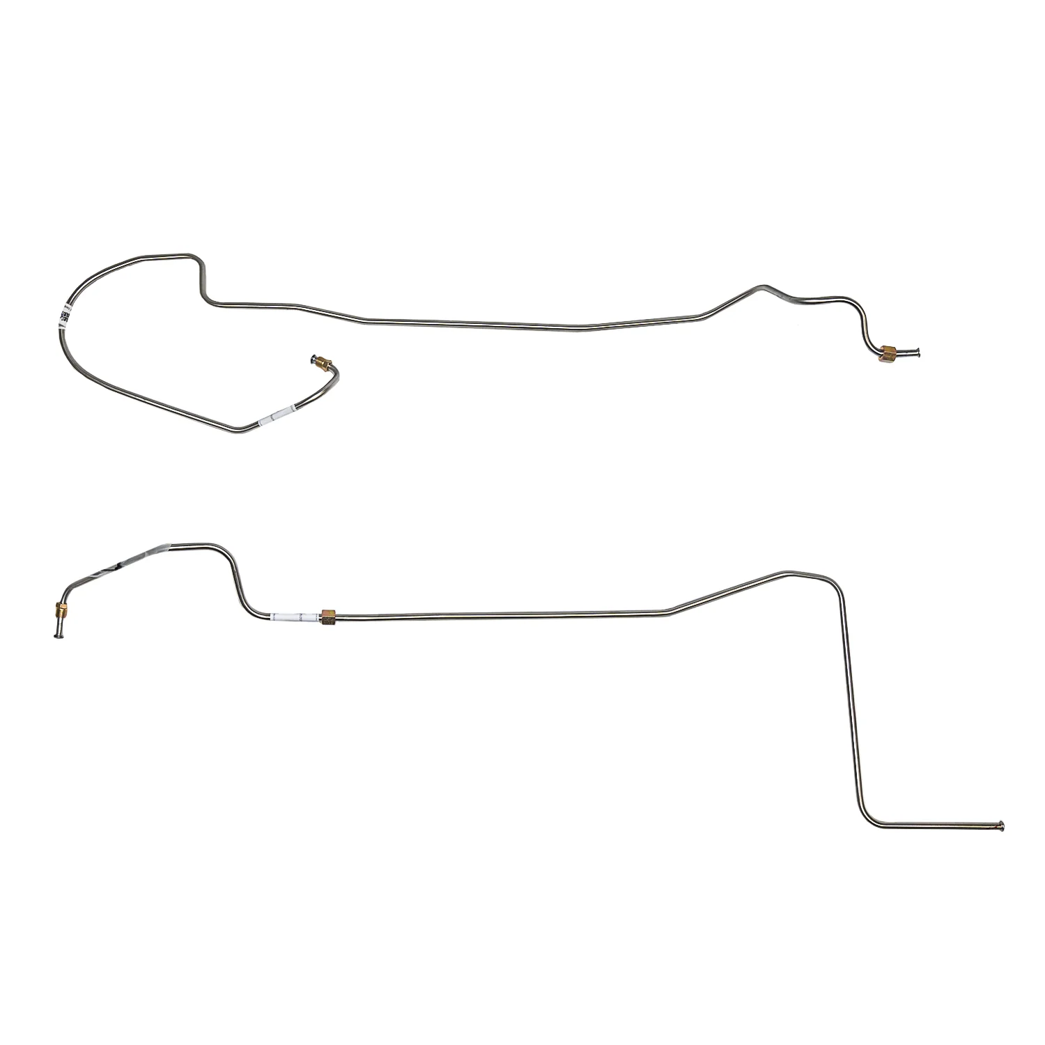 ZTC6902OM- 69-70' Ford Mustang & Mercury Cougar, 351W w/ FMX Transmission Cooler Lines, w/ Heavy Duty Cooling, 2pc Line Set; Steel