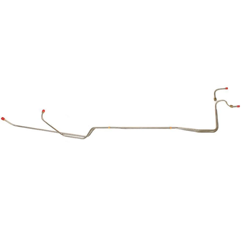 ZTC7102OM- 71-73' Ford Mustang & Mercury Cougar, FMX Transmission Cooler Lines, 2pc Line Set; Steel